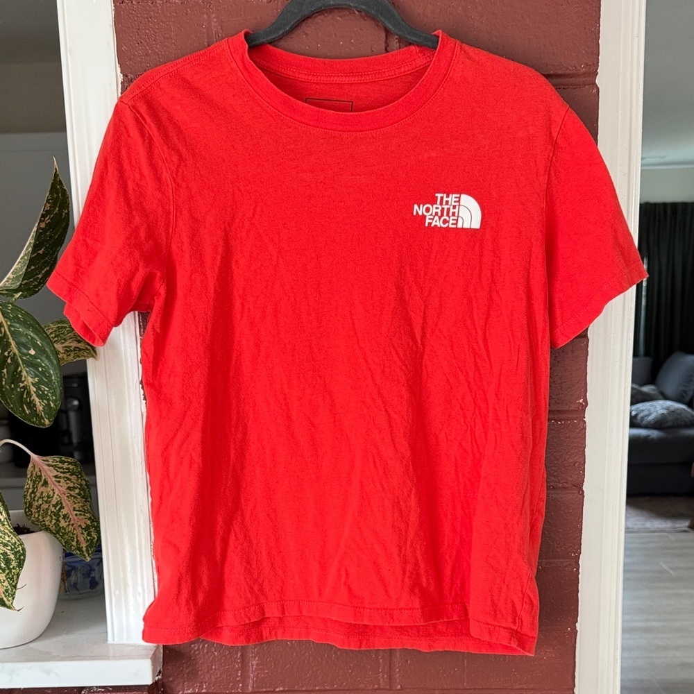 The North Face Vibrant Coral Short Sleeve Tee